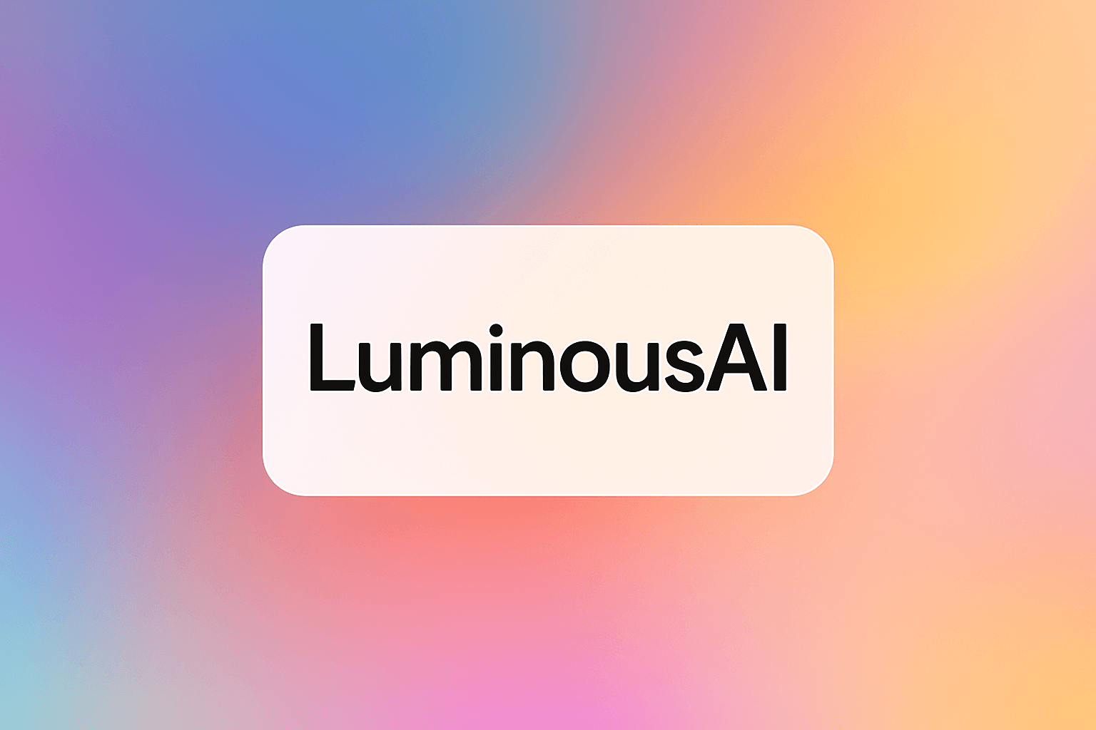 [Logo de LuminousAI con un nuevo diseño moderno]